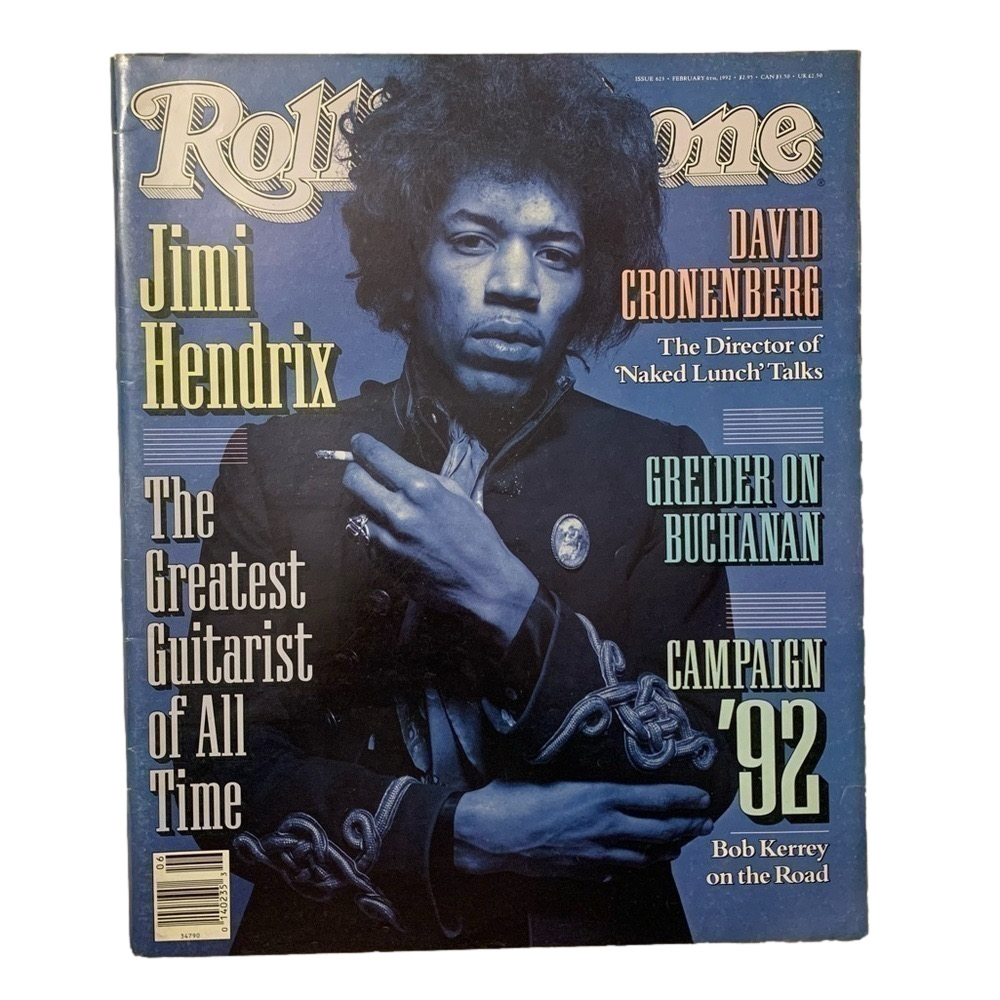 Jimi Hendrix The Greatest Guitarist of all time Rolling Stone Magazine